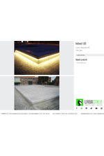 Bespoke LED concrete benches, Balgerhoeke village square