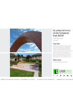Eye-catching street furniture and slabs, Groenewijk Park