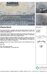 Plateau Bench