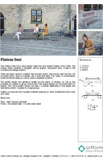 Plateau Seat