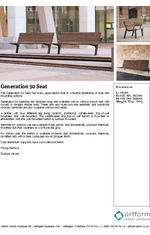Generation 50 Seat and Bench