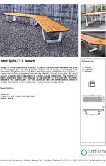 MultipliCITY Bench