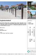 Explosion Bollard