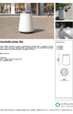 Gavitello Litter Bin