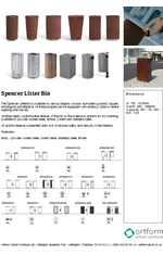 Spencer Litter Bin