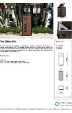 Yes Litter Bin