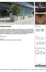 Dahlia Planter