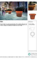 Size Planter