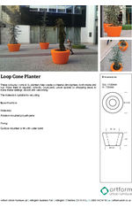 Loop Cone Planter