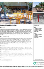 Break Time Picnic Set Street Furniture