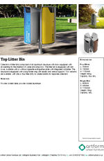 Top Litter Bin