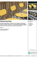 Plateau City Chair