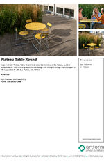 Plateau Table Round