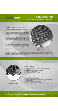 CellPave™ GP - no-dig cellular interlocking grass pavers | Groundtrax ...