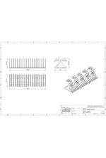 Wave cycle rack by LAB23 technical specification