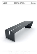 Cekta Steel Bench By LAB23 tech spec