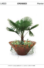 Crossed planter by LAB23 Tech spec