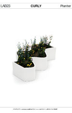 Curly Planter By LAB23 tech spec