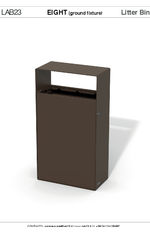 Eight Bin Steel Litter Bin By LAB23 tech spec