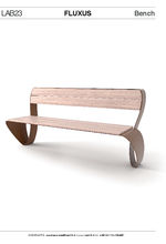Fluxus bench by LAB23 Tech spec