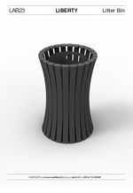 Liberty Litter Bin By LAB23 tech spec