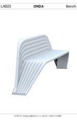 Onda Bench by LAB23 tech spec