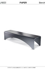 Paper Bench by LAB23 tech spec