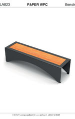 Paper WPC Bench by LAB23 tech spec