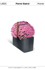 Planter Basket by LAB23 tech spec