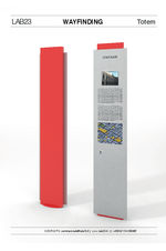Wayfinding Totem by LAB23 tech spec