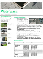 Waterways Data Sheet