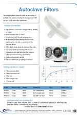 Autoclave filters