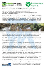 Flex MSE® Case Study - Tadburn Lake (Environment Agency)