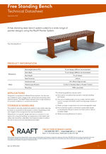 Free-standing bench