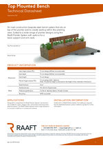 Top-mounted bench
