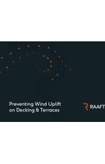 Preventing wind uplift resistance on decking and terraces