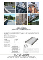 Loading tables - electrofused gratings