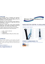 Manchester PU Coffin Bollard data sheet