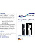 Angled Solar Light Bollard Brochure
