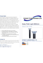 Path Solar Light Bollard