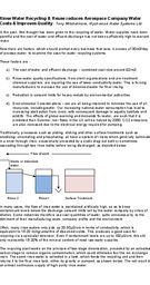 Rinse Water Recycling Paper