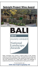 Sebright project wins Bali award 