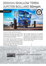 Terra Jupiter 200mm shallow bollard - 50mph