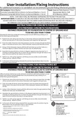Concrete fixing kit and paving fixing kit instructions
