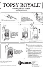 Topsy Royale with keyed lock system - operation