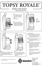 Topsy Royale keyless lock system - operation