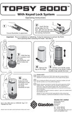 Topsy 2000™ with keyed lock system - operation