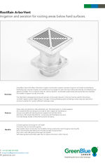 Arborvent RootRain data sheet
