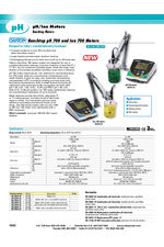 oakton ph 700 and ion 700 meters