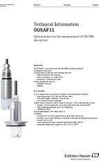 OUSAF11 sensor: technical information